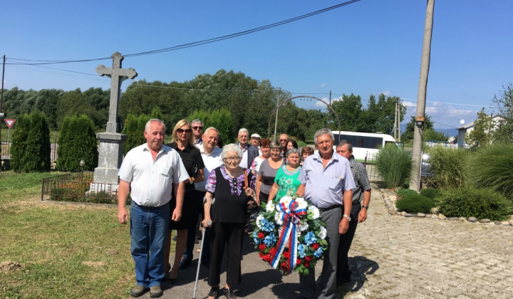 73 výročie SNP Kladenie venca v Priekope 73 výročie SNP Kladenie venca v Priekope
